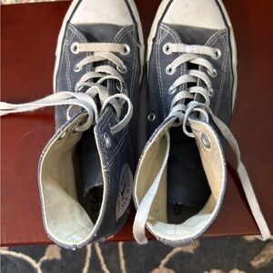 Converse Gray High-Top Sneakers